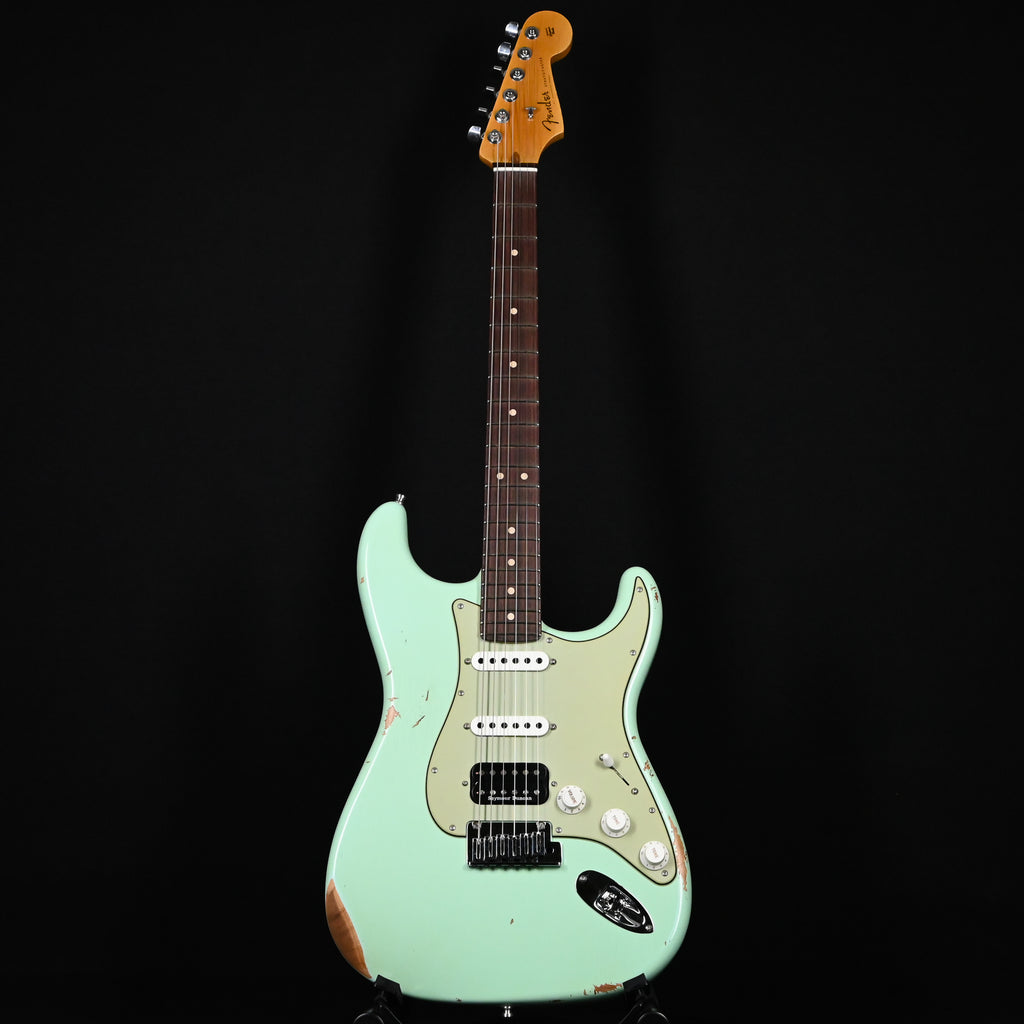 Fender Custom Shop Custom Deluxe Stratocaster w/ Seymour Duncan SH4B Humbucker, Relic/ Closet Classic Hardware- Aged Surf Green 2026 (R147902)