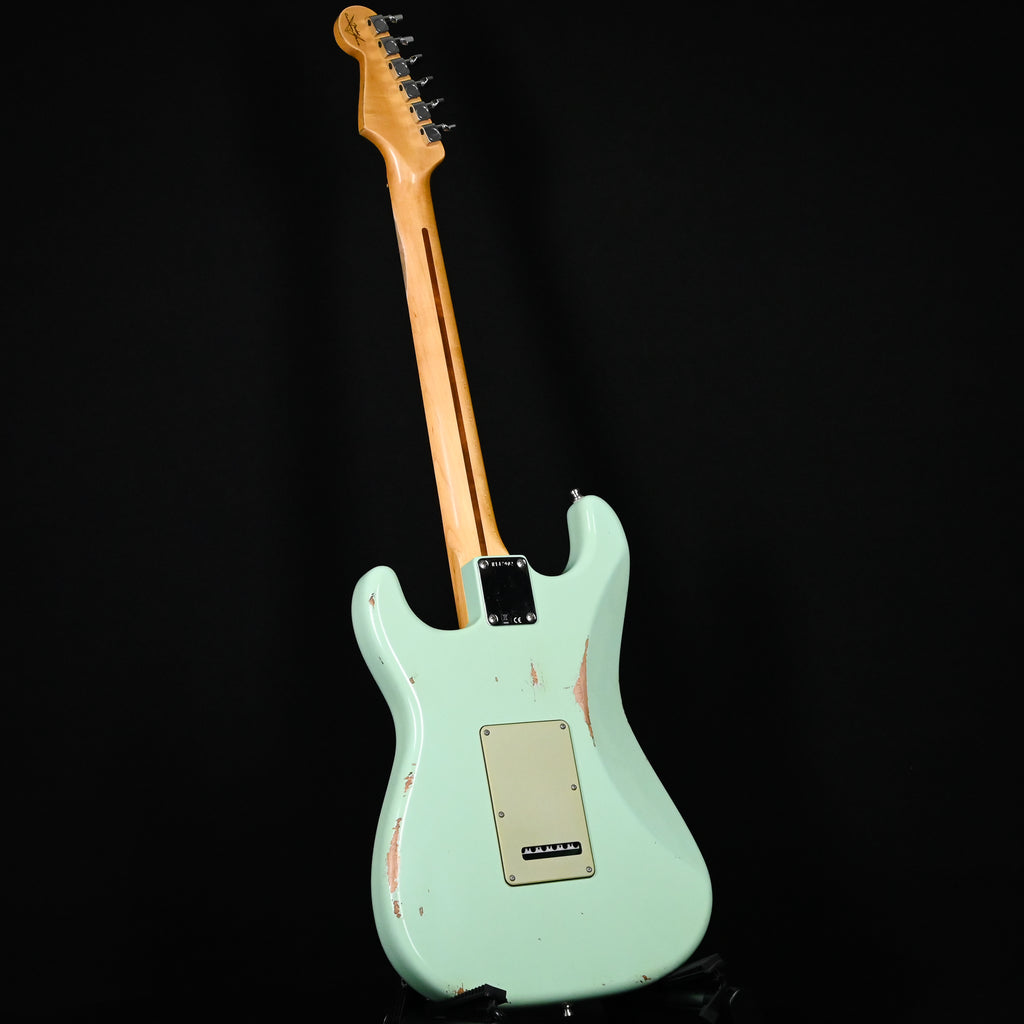 Fender Custom Shop Custom Deluxe Stratocaster w/ Seymour Duncan SH4B Humbucker, Relic/ Closet Classic Hardware- Aged Surf Green 2026 (R147902)