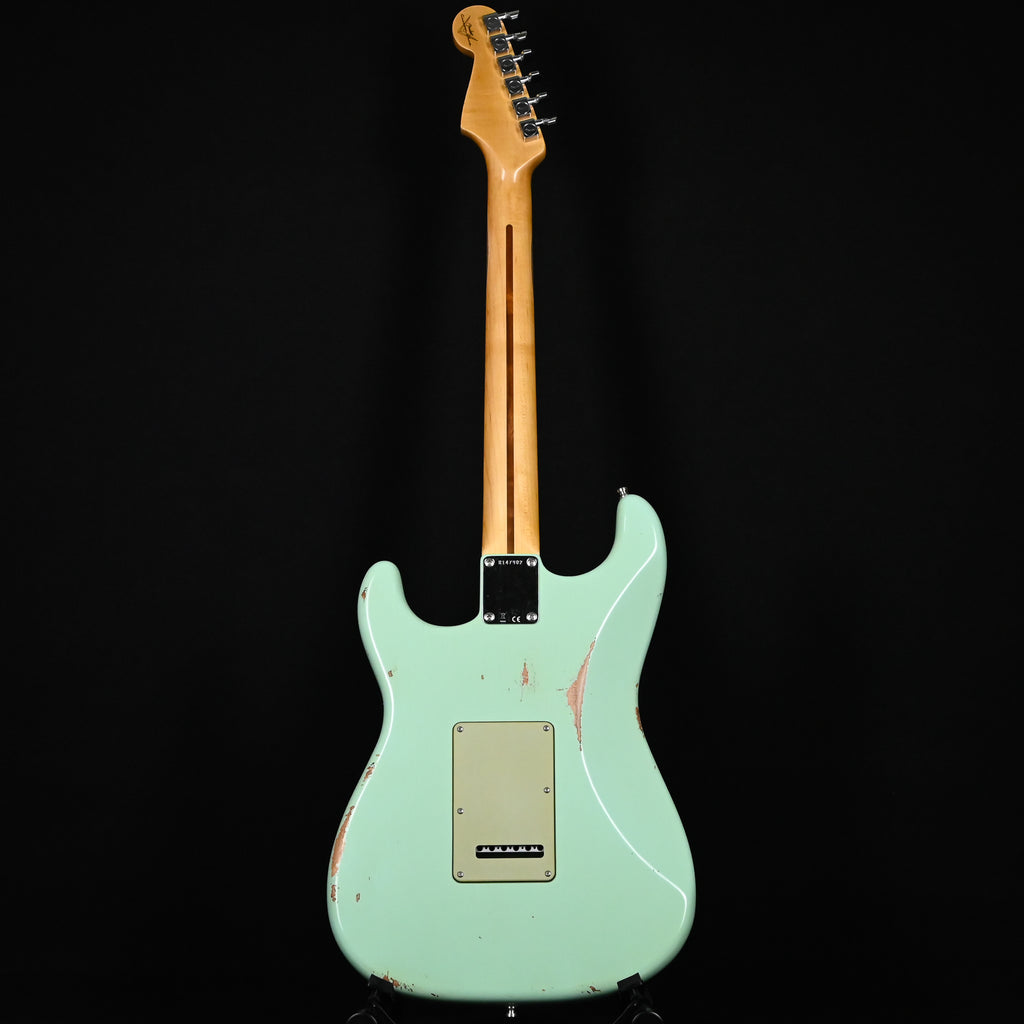 Fender Custom Shop Custom Deluxe Stratocaster w/ Seymour Duncan SH4B Humbucker, Relic/ Closet Classic Hardware- Aged Surf Green 2026 (R147902)