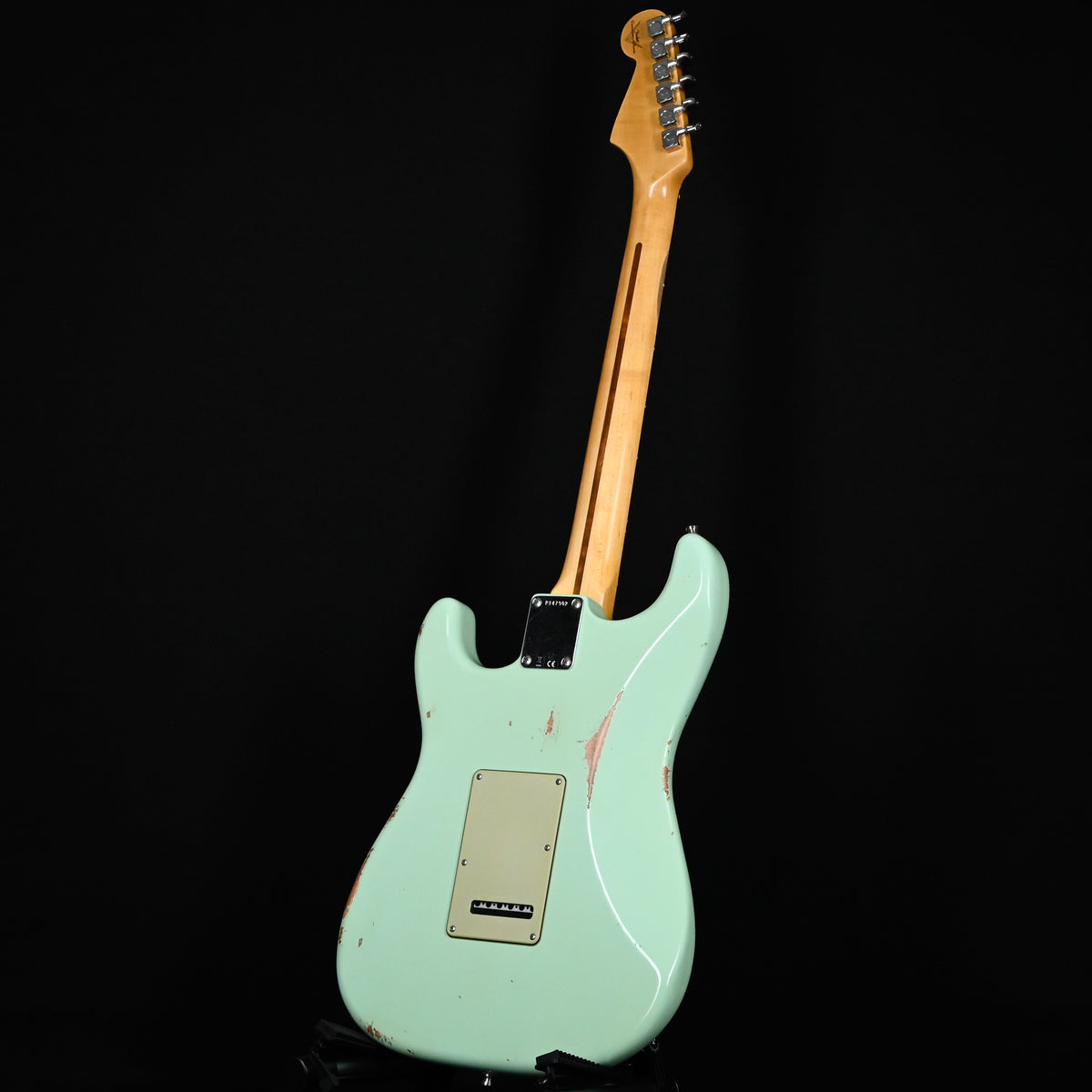 Fender Custom Shop Custom Deluxe Stratocaster w/ Seymour Duncan SH4B Humbucker, Relic/ Closet Classic Hardware- Aged Surf Green 2026 (R147902)