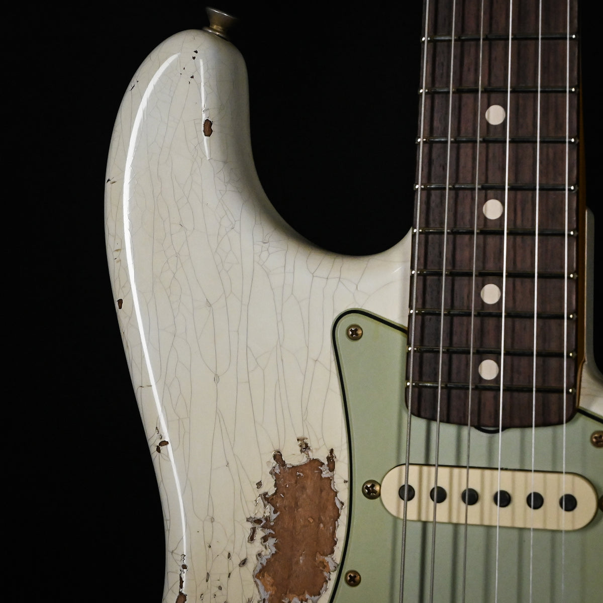 Fender Custom Shop Limited Edition 1962 Stratocaster w/ Handwound 60/63 Pickups, Heavy Relic- Aged Olympic White 2026 (CZ589408)