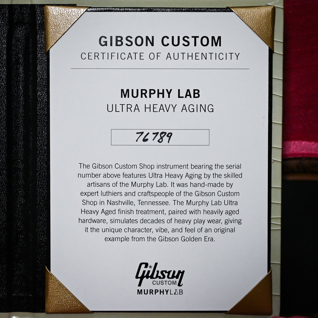 Gibson Custom Limited Edition 1957 Les Paul Reissue Murphy Lab Ultra Heavy Aged- Mustard Gold 2026 (76789)