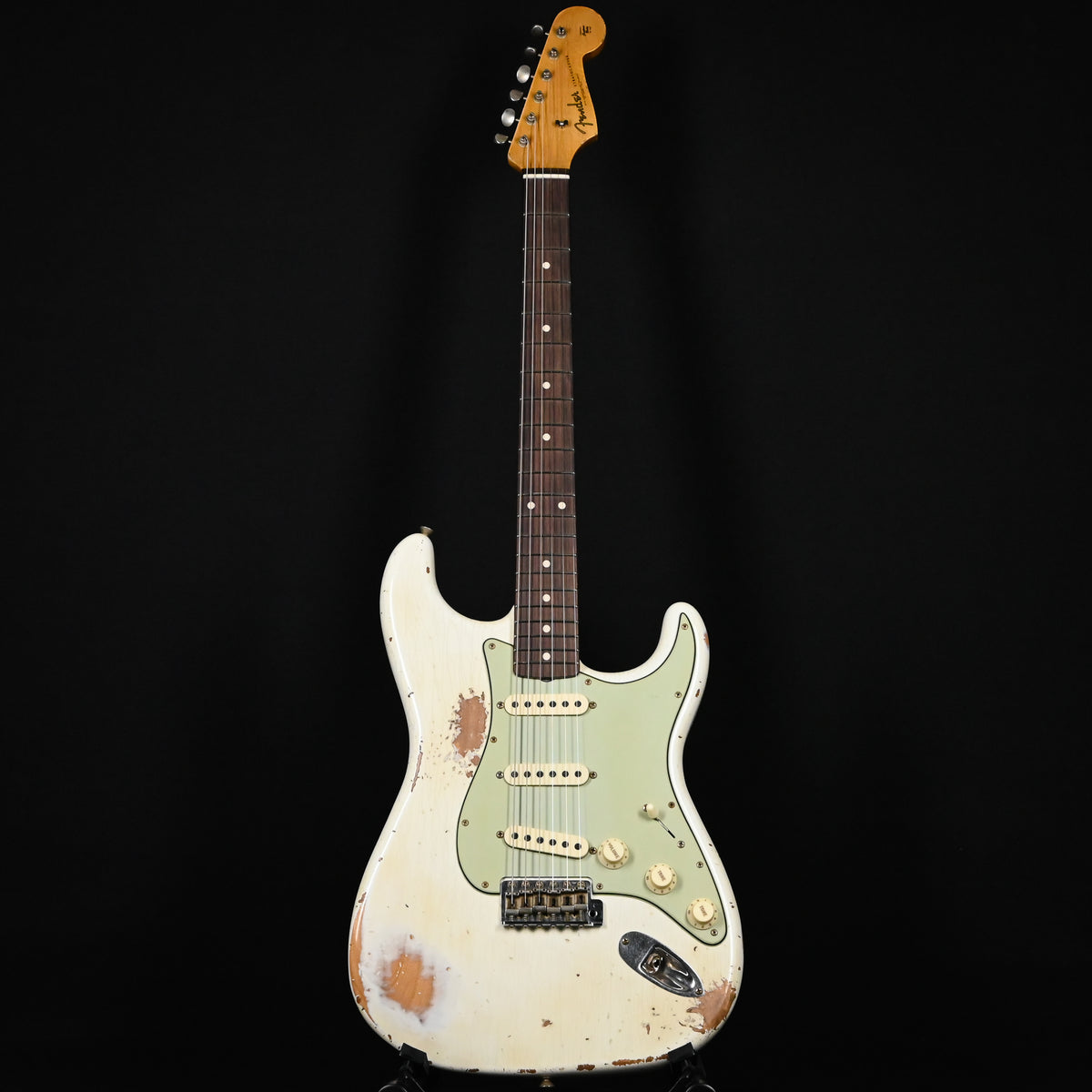 Fender Custom Shop Limited Edition 1962 Stratocaster w/ Handwound 60/63 Pickups, Heavy Relic- Aged Olympic White 2026 (CZ589408)