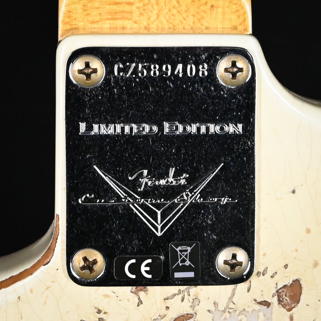 Fender Custom Shop Limited Edition 1962 Stratocaster w/ Handwound 60/63 Pickups, Heavy Relic- Aged Olympic White 2026 (CZ589408)