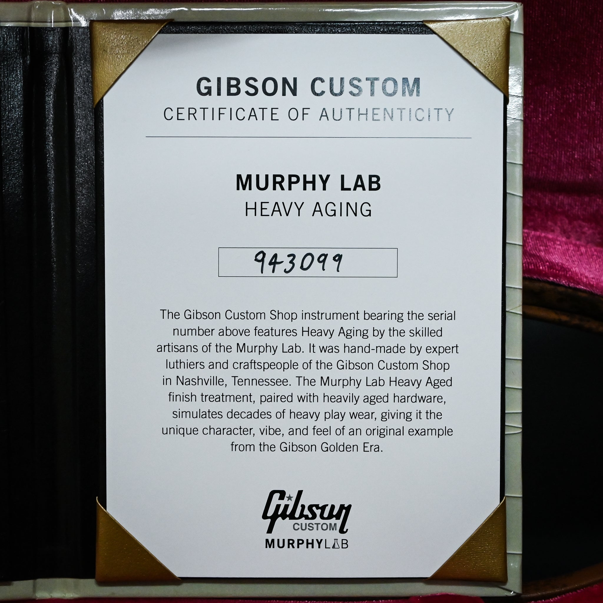 Gibson Custom 1959 Les Paul Standard Reissue Murphy Lab Heavy Aged- Green Lemon Fade 2025 (943099)