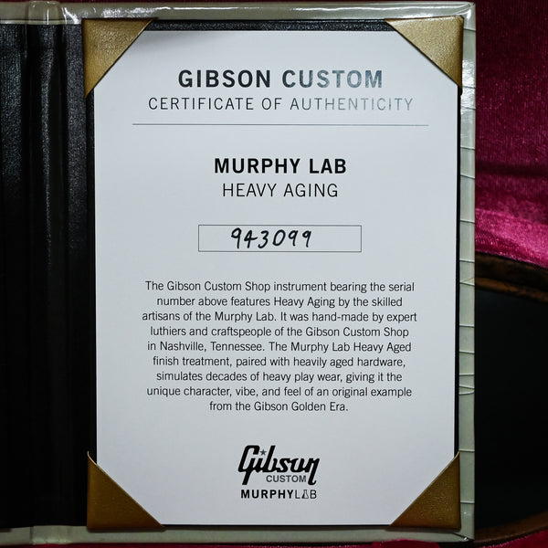 Gibson Custom 1959 Les Paul Standard Reissue Murphy Lab Heavy Aged- Green Lemon Fade 2025 (943099)