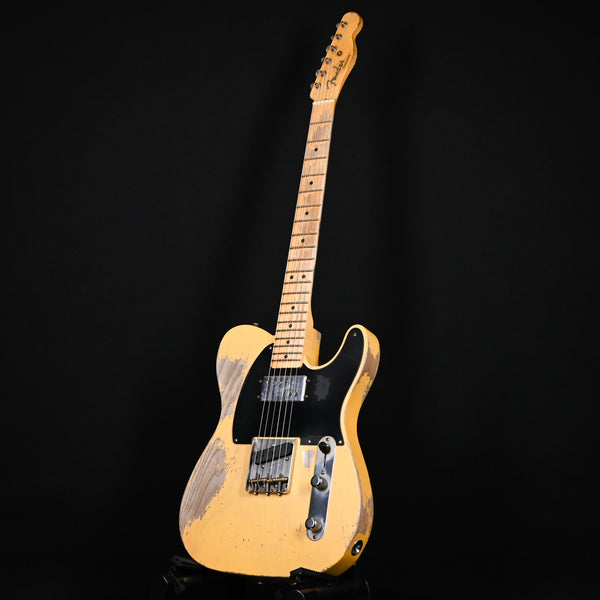 2024 Fender Custom Shop '51 Loaded CuNiFe Telecaster Masterbuilt Austin MacNutt - Heavy Relic Aged Nocaster Blonde 2024 (R131723)