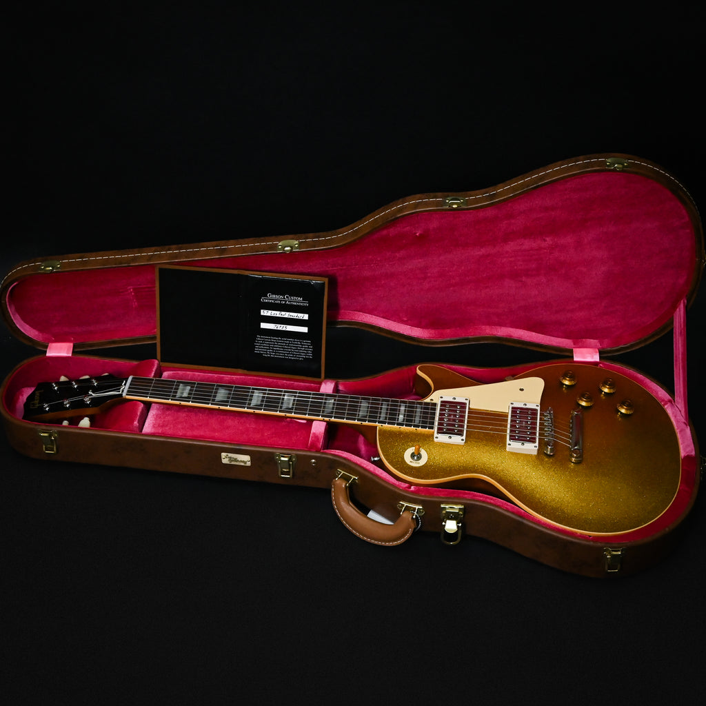 Gibson Custom Limited Edition 1957 Les Paul Reissue w/ TV Jones Powertron, VOS- Gold Sparkle Top 2026 (76725)