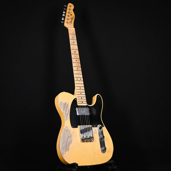 2024 Fender Custom Shop '51 Loaded CuNiFe Telecaster Masterbuilt Austin MacNutt - Heavy Relic Aged Nocaster Blonde 2024 (R131723)