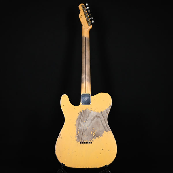 2024 Fender Custom Shop '51 Loaded CuNiFe Telecaster Masterbuilt Austin MacNutt - Heavy Relic Aged Nocaster Blonde 2024 (R131723)