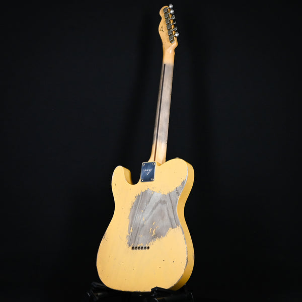 2024 Fender Custom Shop '51 Loaded CuNiFe Telecaster Masterbuilt Austin MacNutt - Heavy Relic Aged Nocaster Blonde 2024 (R131723)