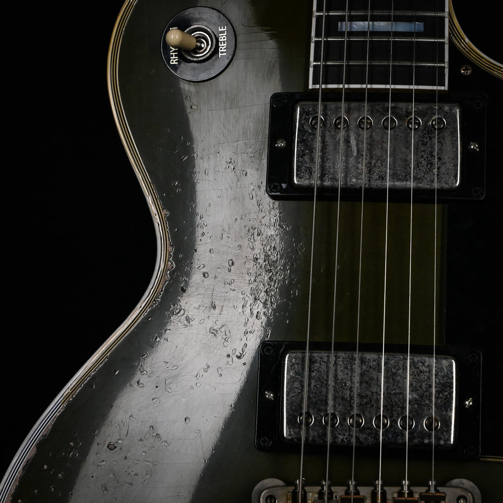 Gibson Custom Limited Edition 1968 Les Paul Custom Reissue Murphy Lab Heavy Aged- Olive Drab Top 2026 (605368)