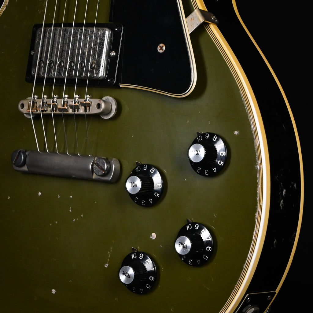 Gibson Custom Limited Edition 1968 Les Paul Custom Reissue Murphy Lab Heavy Aged- Olive Drab Top 2026 (605368)