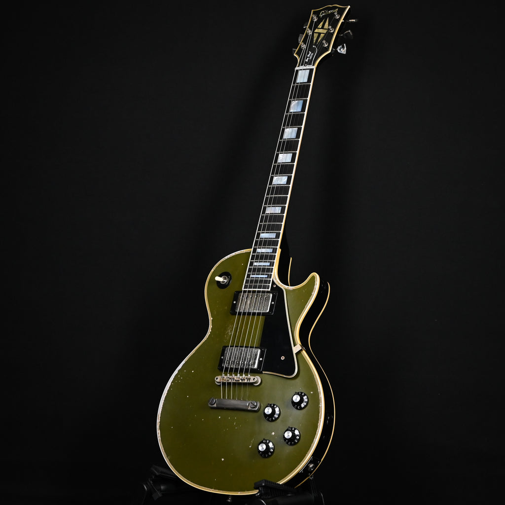 Gibson Custom Limited Edition 1968 Les Paul Custom Reissue Murphy Lab Heavy Aged- Olive Drab Top 2026 (605368)
