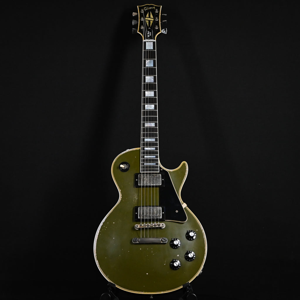 Gibson Custom Limited Edition 1968 Les Paul Custom Reissue Murphy Lab Heavy Aged- Olive Drab Top 2026 (605368)