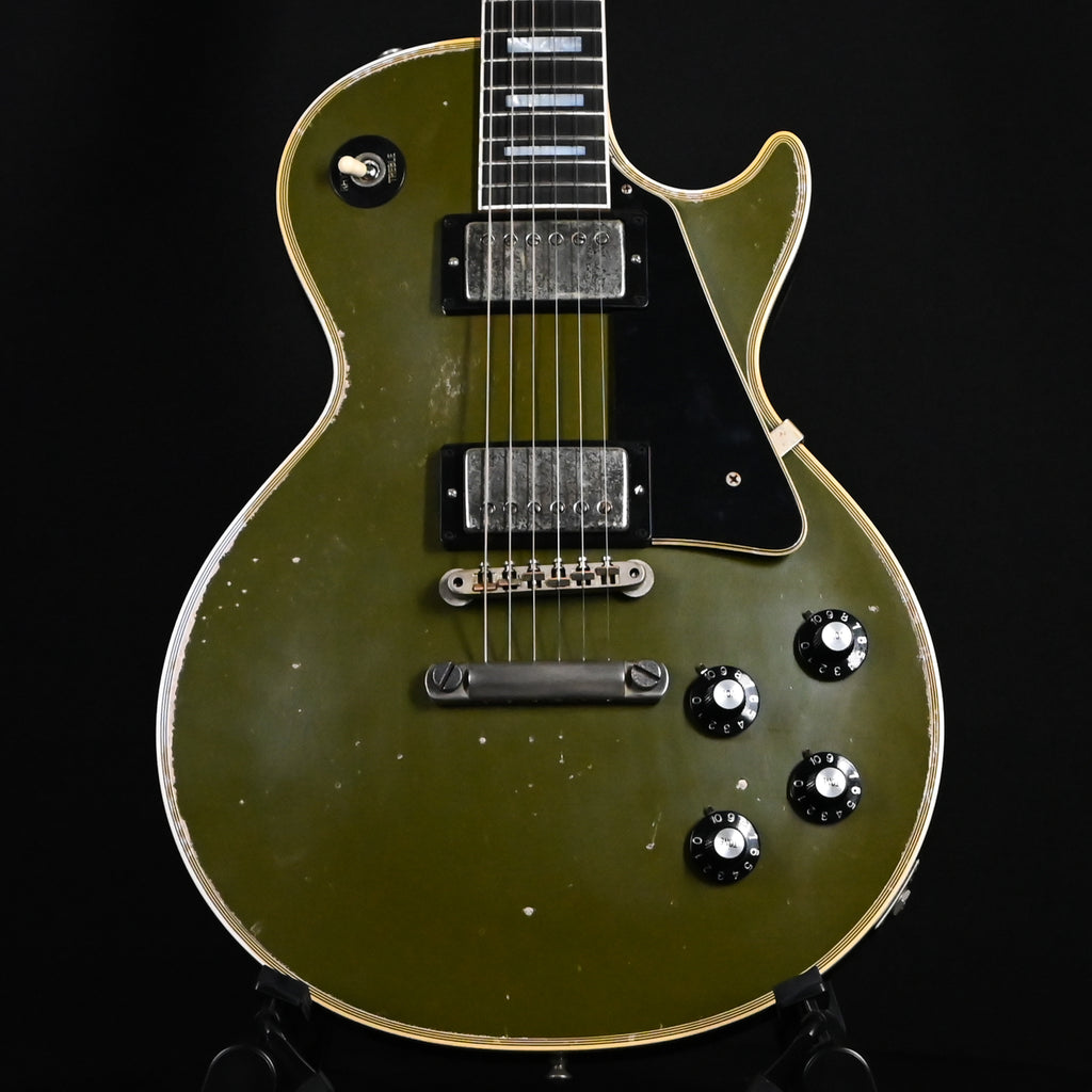 Gibson Custom Limited Edition 1968 Les Paul Custom Reissue Murphy Lab Heavy Aged- Olive Drab Top 2026 (605368)