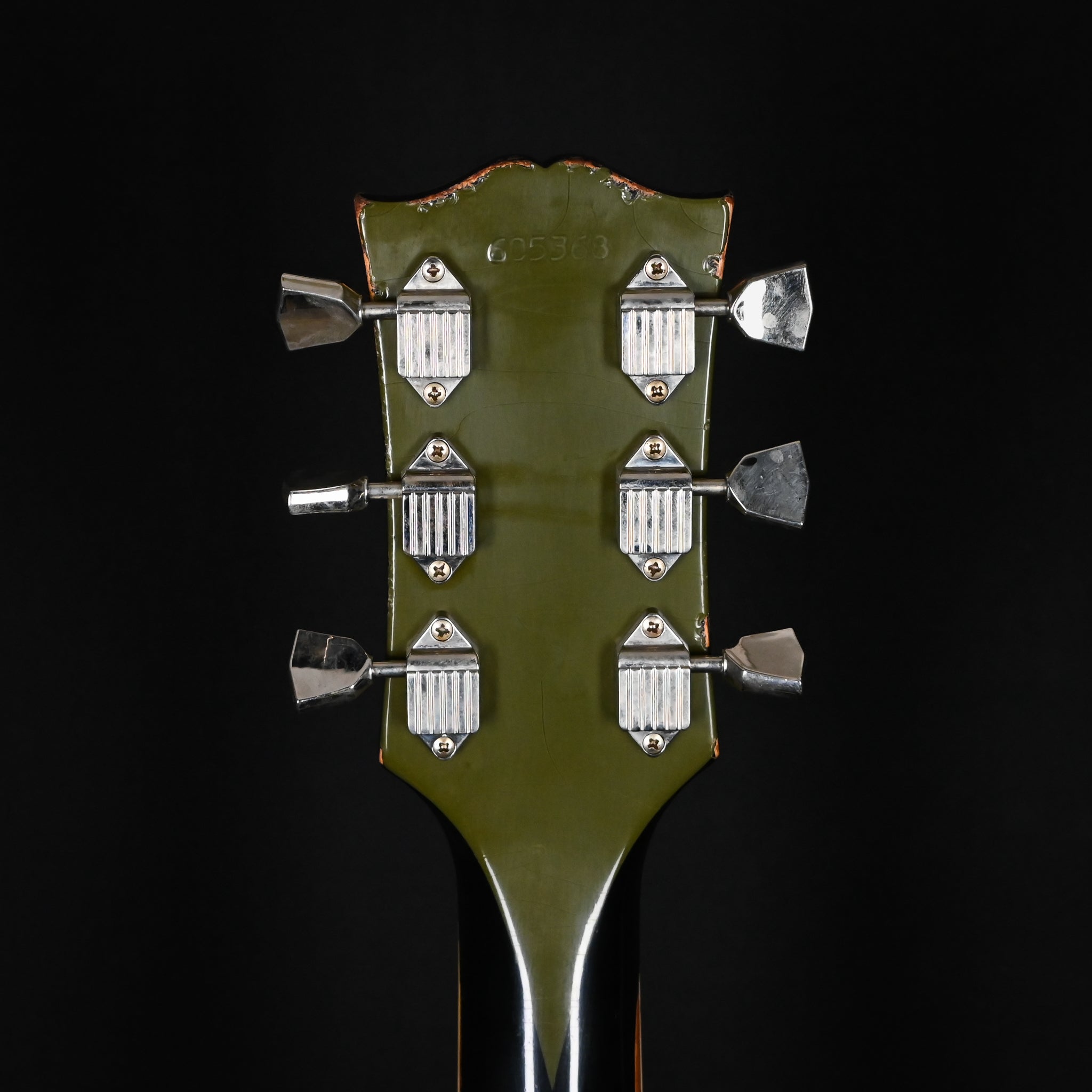 Gibson Custom Limited Edition 1968 Les Paul Custom Reissue Murphy Lab Heavy Aged- Olive Drab Top 2026 (605368)