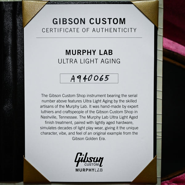 Gibson Custom 1959 ES-335 Reissue Murphy Lab Ultra Light Aged- Vintage Natural 2024 (A940065)