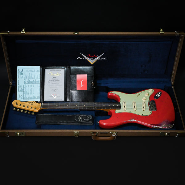 Fender Custom Shop 1962 Stratocaster w/ Josefina Handwound Pickups, Heavy Relic- Fiesta Red/ Pink Paisley 2025 (R137967)