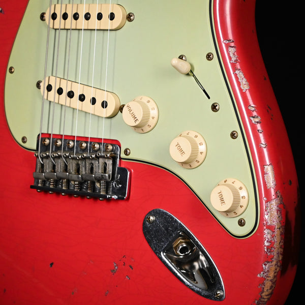 Fender Custom Shop 1962 Stratocaster w/ Josefina Handwound Pickups, Heavy Relic- Fiesta Red/ Pink Paisley 2025 (R137967)