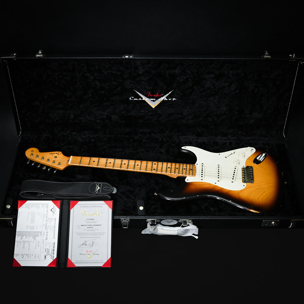 Fender Custom Shop Masterbuilt Vince Van Trigt Wildwood 10 '57 Stratocaster Journeyman- Faded Aged 2 Color Sunburst 2023 (R132772) Used – Excellent