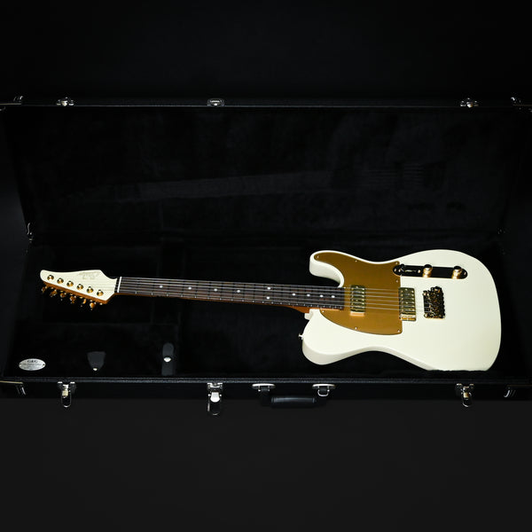 Suhr Mateus Asato Signture Series Classic T w/ Lollar Gold Foil Pickups & Tremolo- MA White 2025 (81393)
