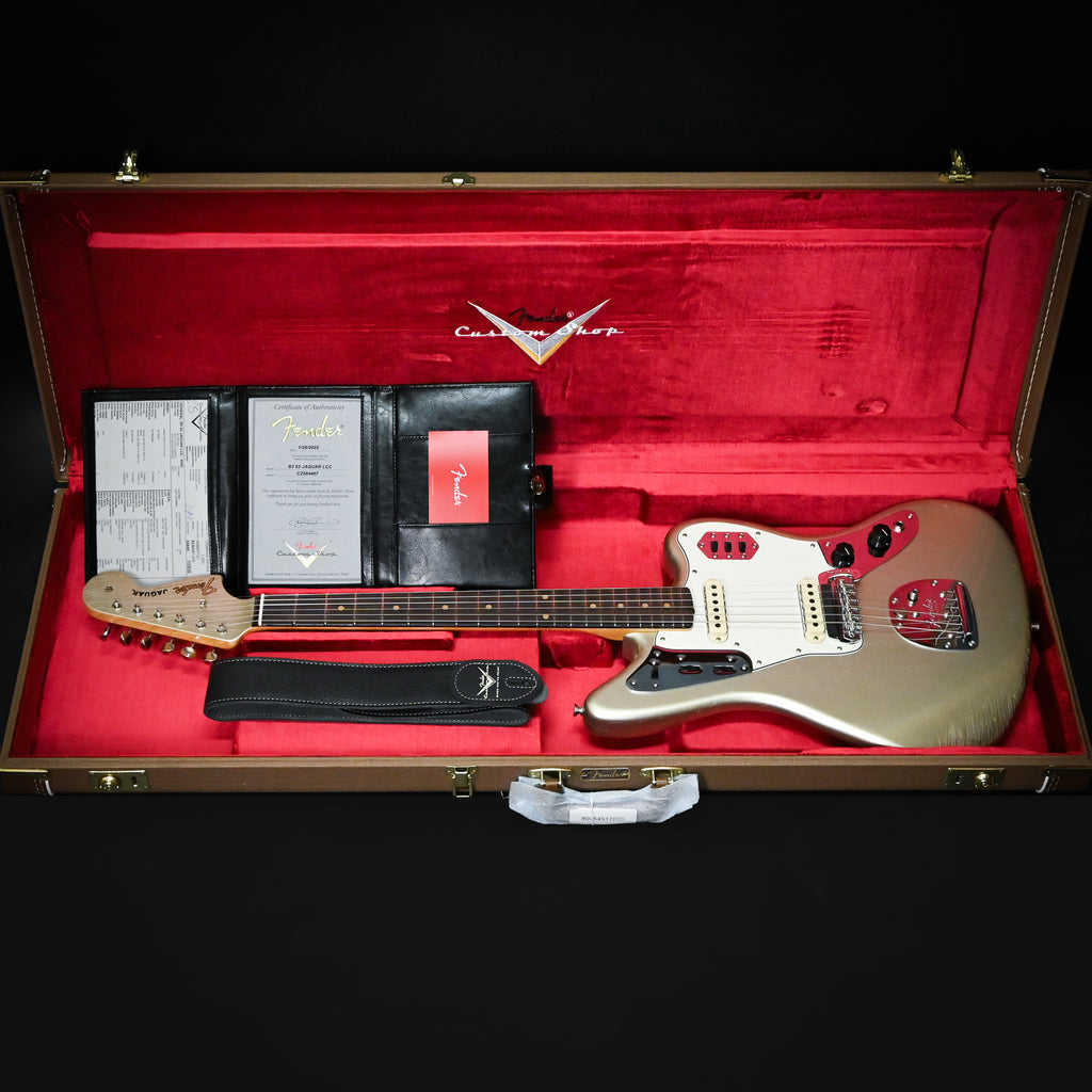 Fender Custom Shop '63 Jaguar Deluxe Closet Classic- Aged Inca Silver 2025 (CZ584407)