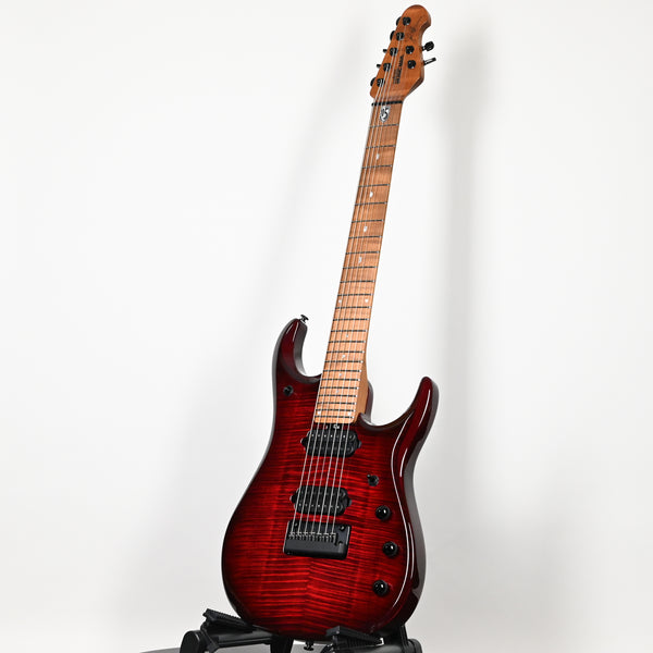 Ernie Ball Music Man JP15 John Petrucci Signature 7-String Electric Guitar- Red Tide Flame 2026 (K07904)