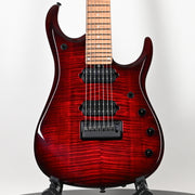 Ernie Ball Music Man JP15 John Petrucci Signature 7-String Electric Guitar- Red Tide Flame 2026 (K07904)