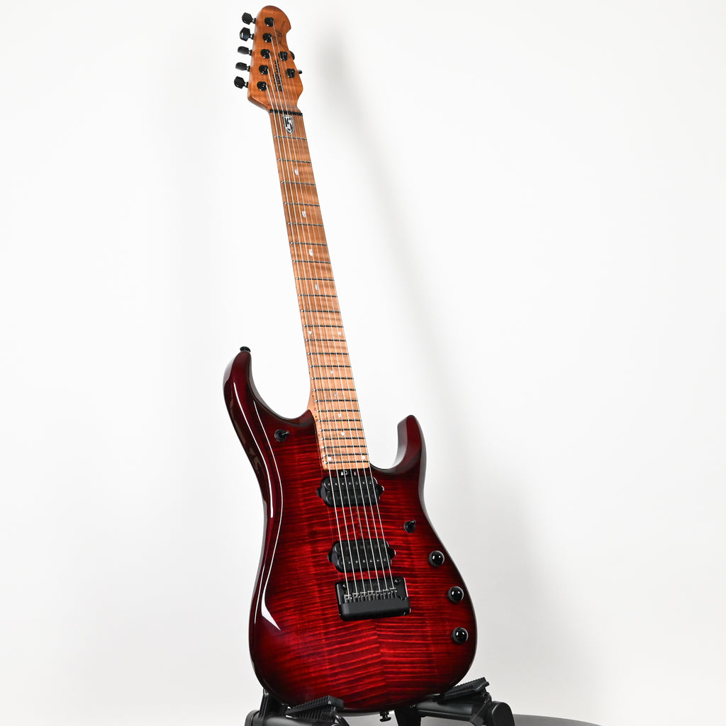 Ernie Ball Music Man JP15 John Petrucci Signature 7-String Electric Guitar- Red Tide Flame 2026 (K07904)