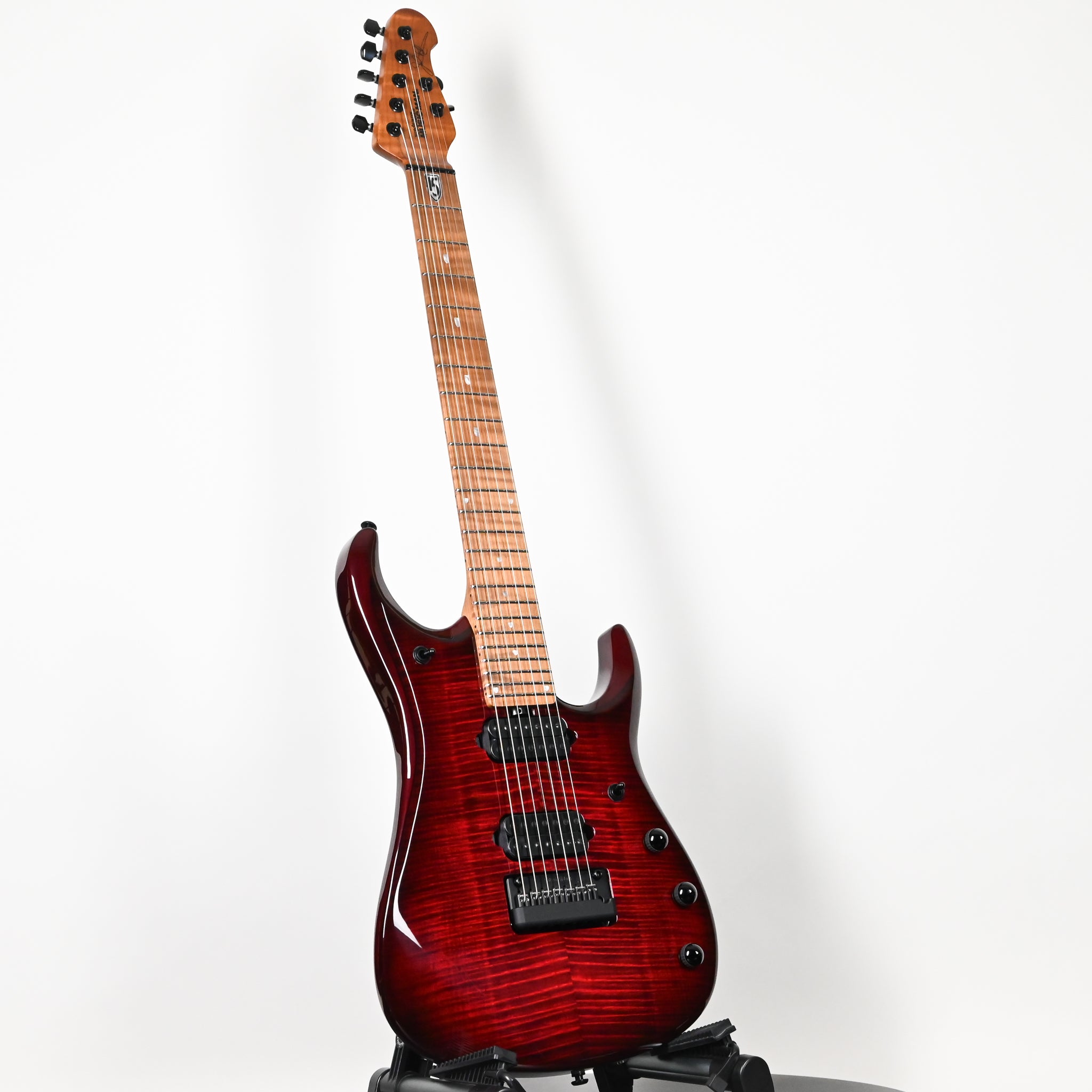 Ernie Ball Music Man JP15 John Petrucci Signature 7-String Electric Guitar- Red Tide Flame 2026 (K07904)
