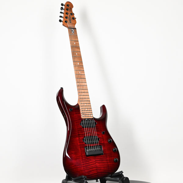 Ernie Ball Music Man JP15 John Petrucci Signature 7-String Electric Guitar- Red Tide Flame 2026 (K07904)