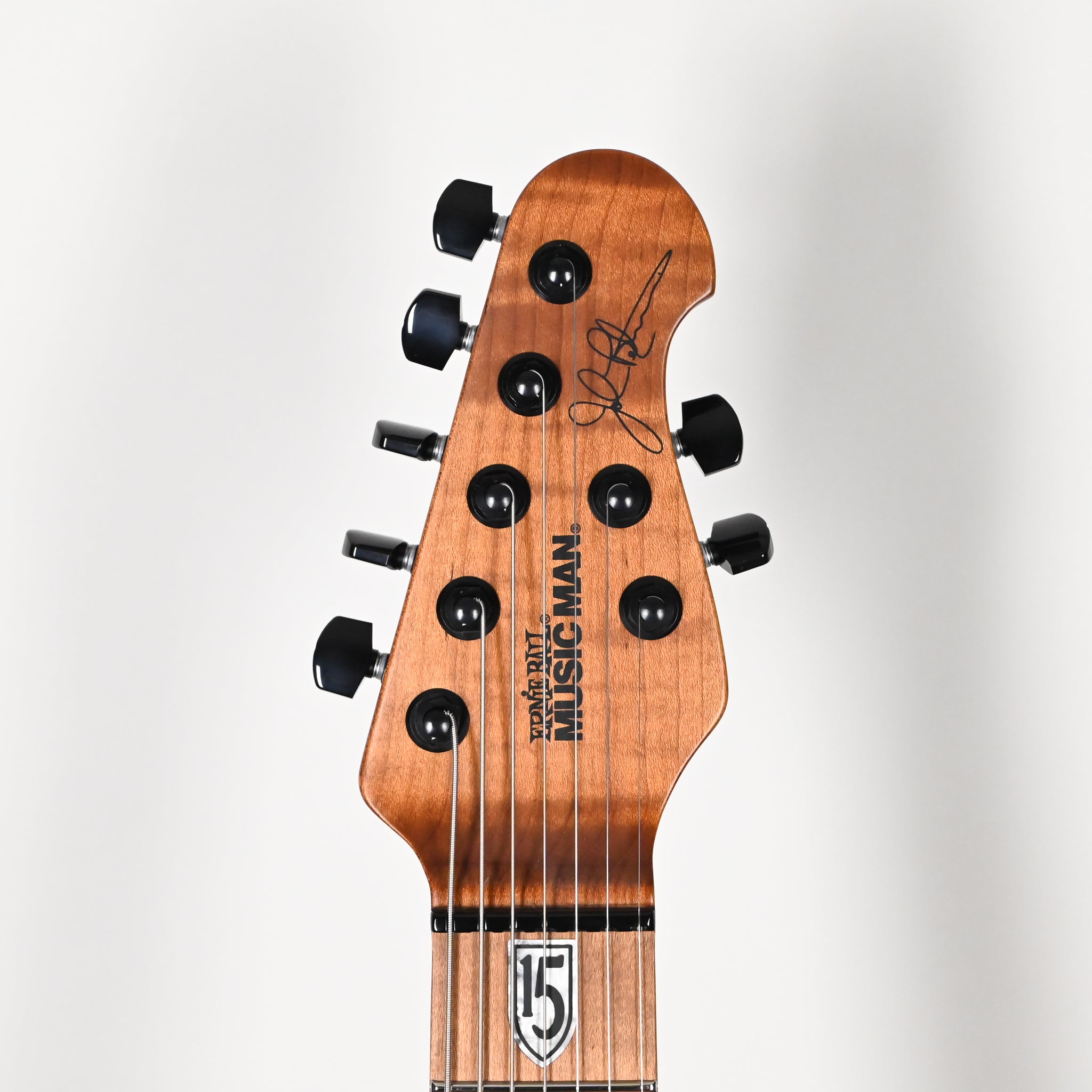 Ernie Ball Music Man JP15 John Petrucci Signature 7-String Electric Guitar- Red Tide Flame 2026 (K07904)