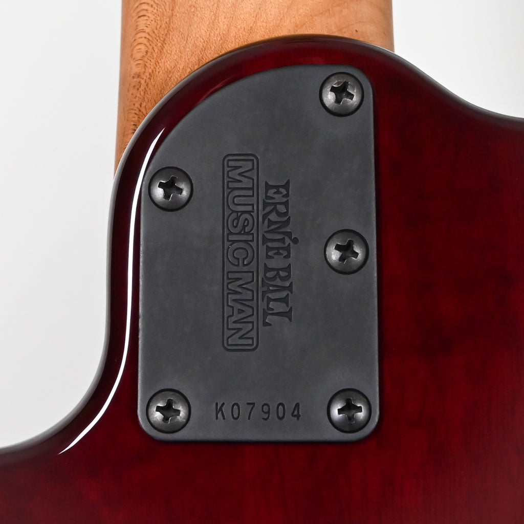 Ernie Ball Music Man JP15 John Petrucci Signature 7-String Electric Guitar- Red Tide Flame 2026 (K07904)