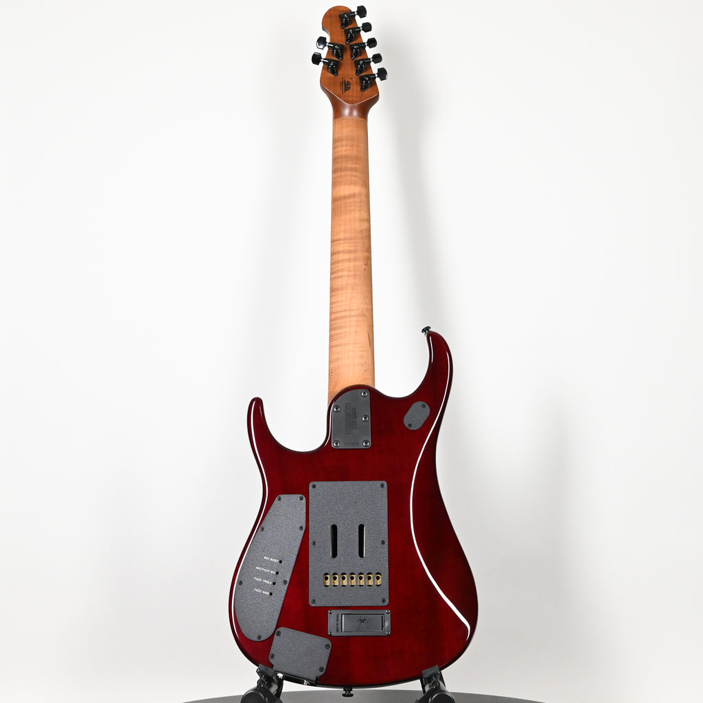 Ernie Ball Music Man JP15 John Petrucci Signature 7-String Electric Guitar- Red Tide Flame 2026 (K07904)