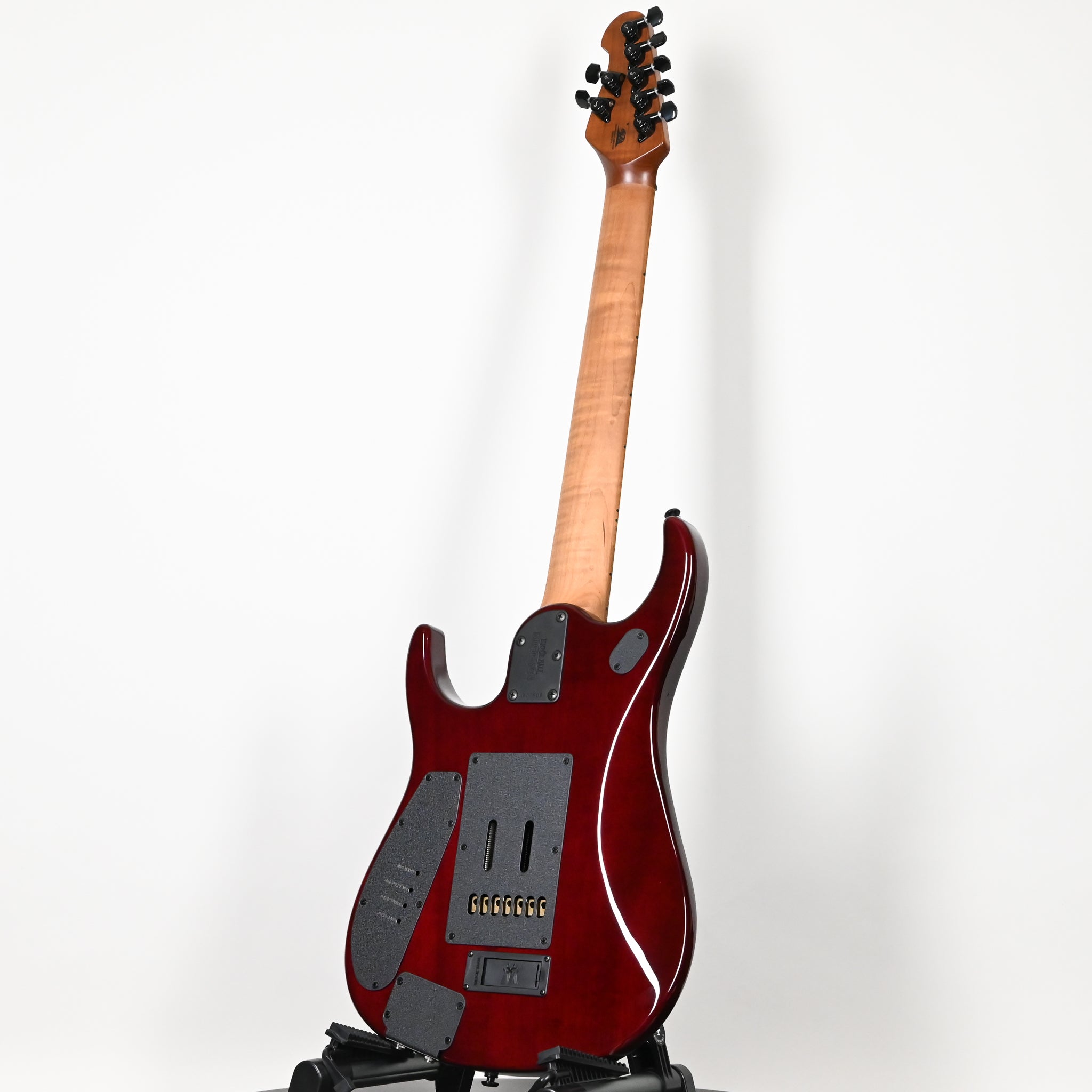 Ernie Ball Music Man JP15 John Petrucci Signature 7-String Electric Guitar- Red Tide Flame 2026 (K07904)