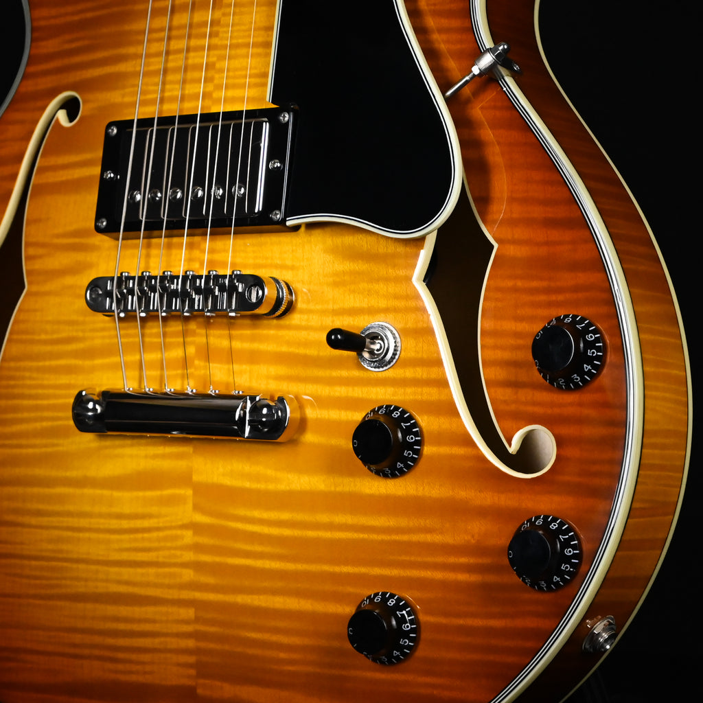 Eastman T484 Thinline Semi-Hollowbody Electric Guitar- Gold Burst 2026 (P2302624)