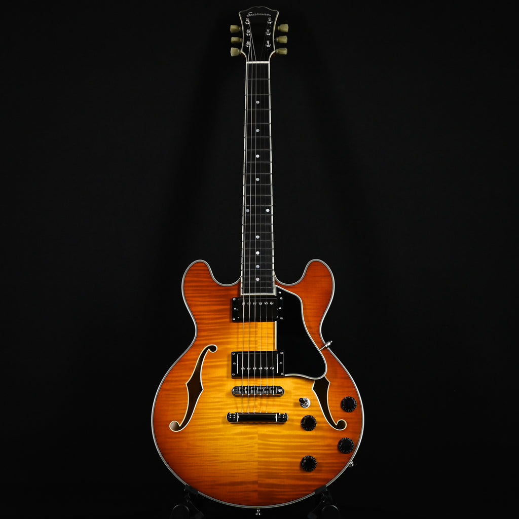 Eastman T484 Thinline Semi-Hollowbody Electric Guitar- Gold Burst 2026 (P2302624)