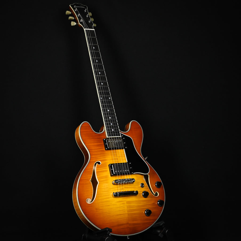 Eastman T484 Thinline Semi-Hollowbody Electric Guitar- Gold Burst 2026 (P2302624)
