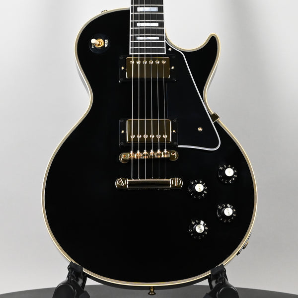Gibson Custom 1968 Les Paul Custom Reissue Gloss w/ Gold Hardware- Ebony 2025 (506778)