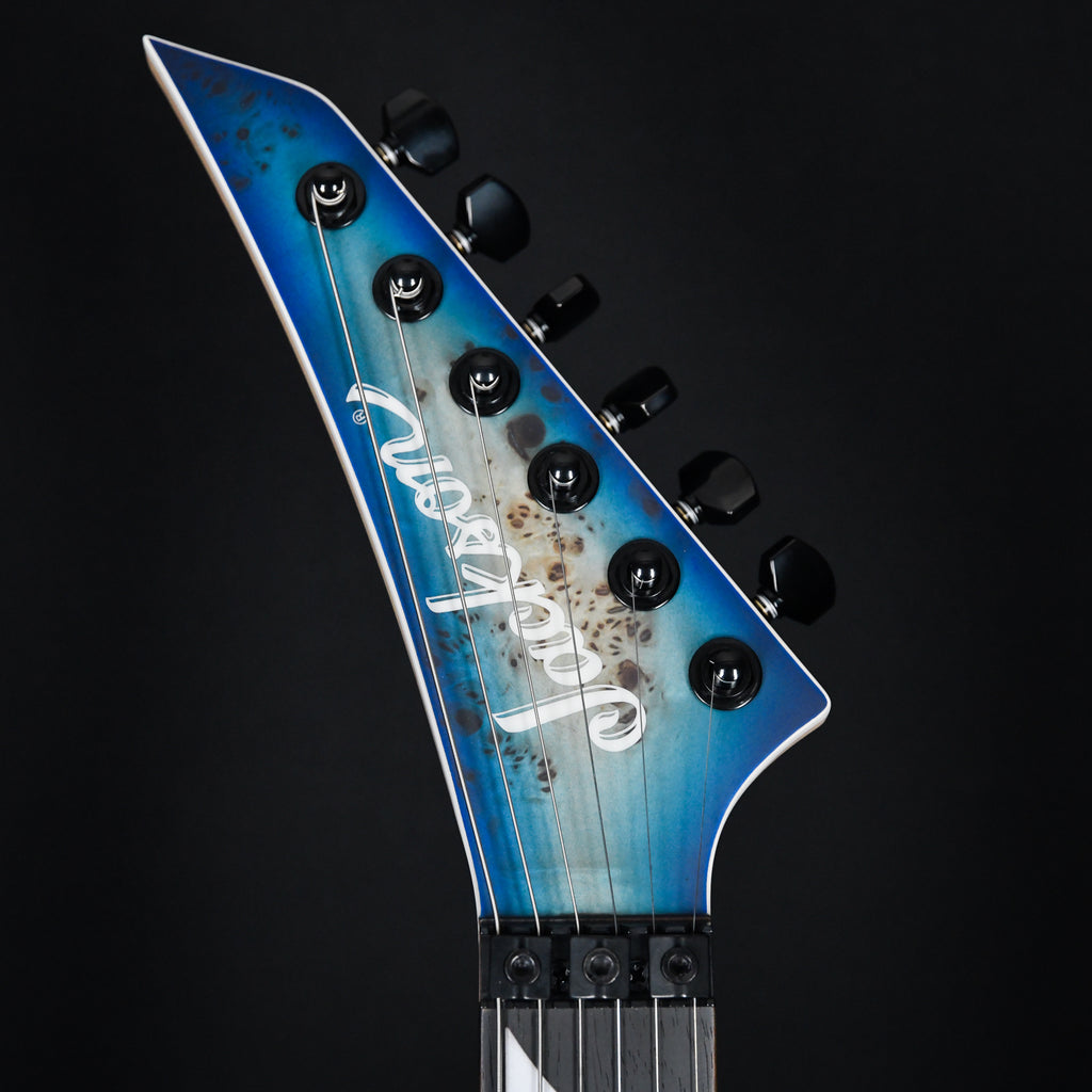 Jackson MJ Series Dinky DKRP Ebony Fingerboard Transparent Blue Burst (JFJ2200363)