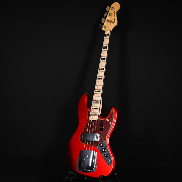 Fender Custom Shop '68 Jazz Bass Journeyman- Aged Candy Apple Red 2024 (CZ582759)