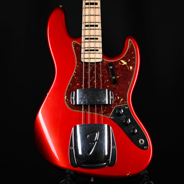 Fender Custom Shop '68 Jazz Bass Journeyman- Aged Candy Apple Red 2024 (CZ582759)