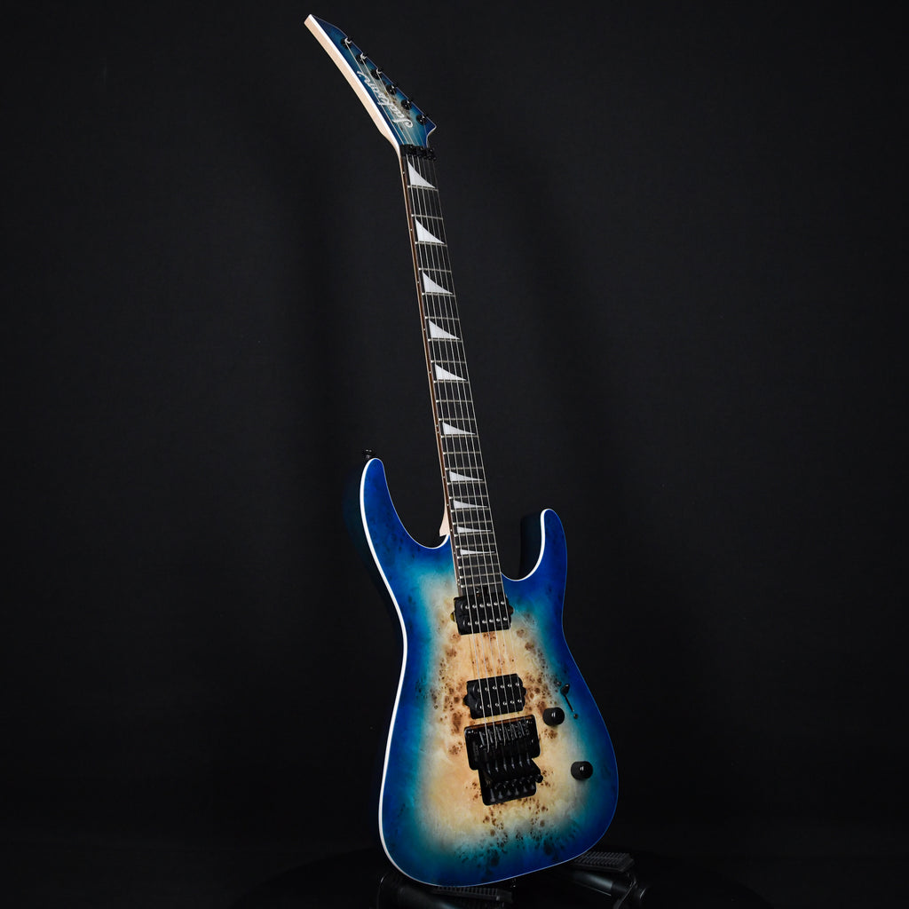 Jackson MJ Series Dinky DKRP Ebony Fingerboard Transparent Blue Burst (JFJ2200363)