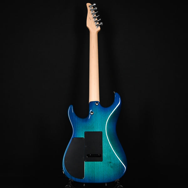 Tom Anderson Custom Drop Top Electric Guitar- Bora to Transparent Blue Burst w/ Binding 2026 (02-15-26P)