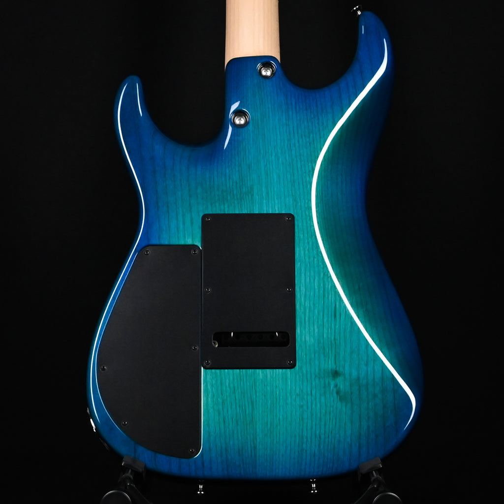 Tom Anderson Custom Drop Top Electric Guitar- Bora to Transparent Blue Burst w/ Binding 2026 (02-15-26P)