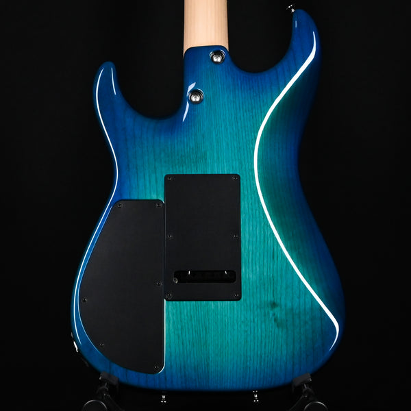 Tom Anderson Custom Drop Top Electric Guitar- Bora to Transparent Blue Burst w/ Binding 2026 (02-15-26P)