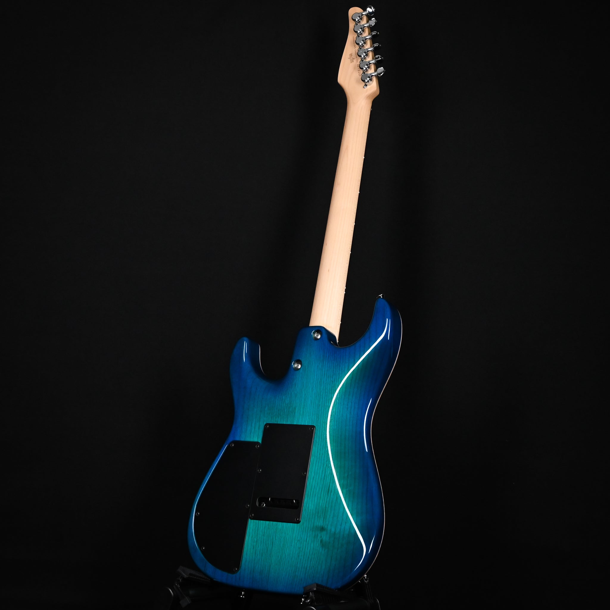 Tom Anderson Custom Drop Top Electric Guitar- Bora to Transparent Blue Burst w/ Binding 2026 (02-15-26P)