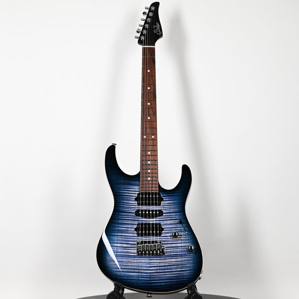 Suhr Modern Plus Electric Guitar- Faded Trans Whale Blue Burst 2025 (85486)