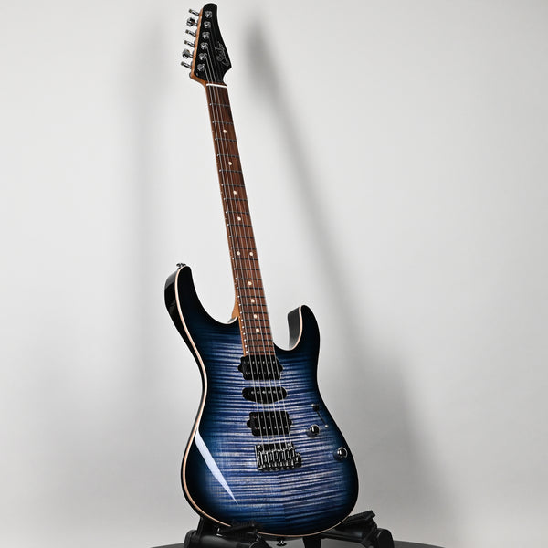Suhr Modern Plus Electric Guitar- Faded Trans Whale Blue Burst 2025 (85486)